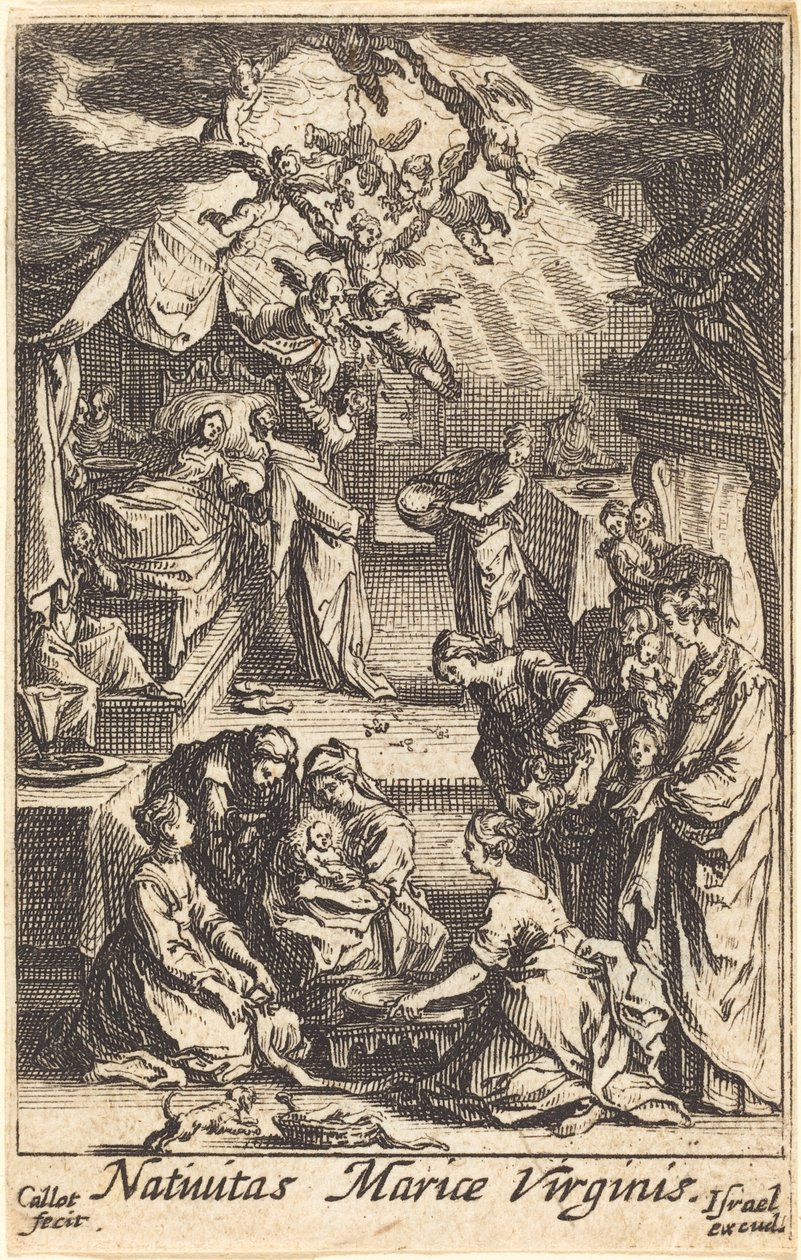 Narození Panny od Jacques Callot