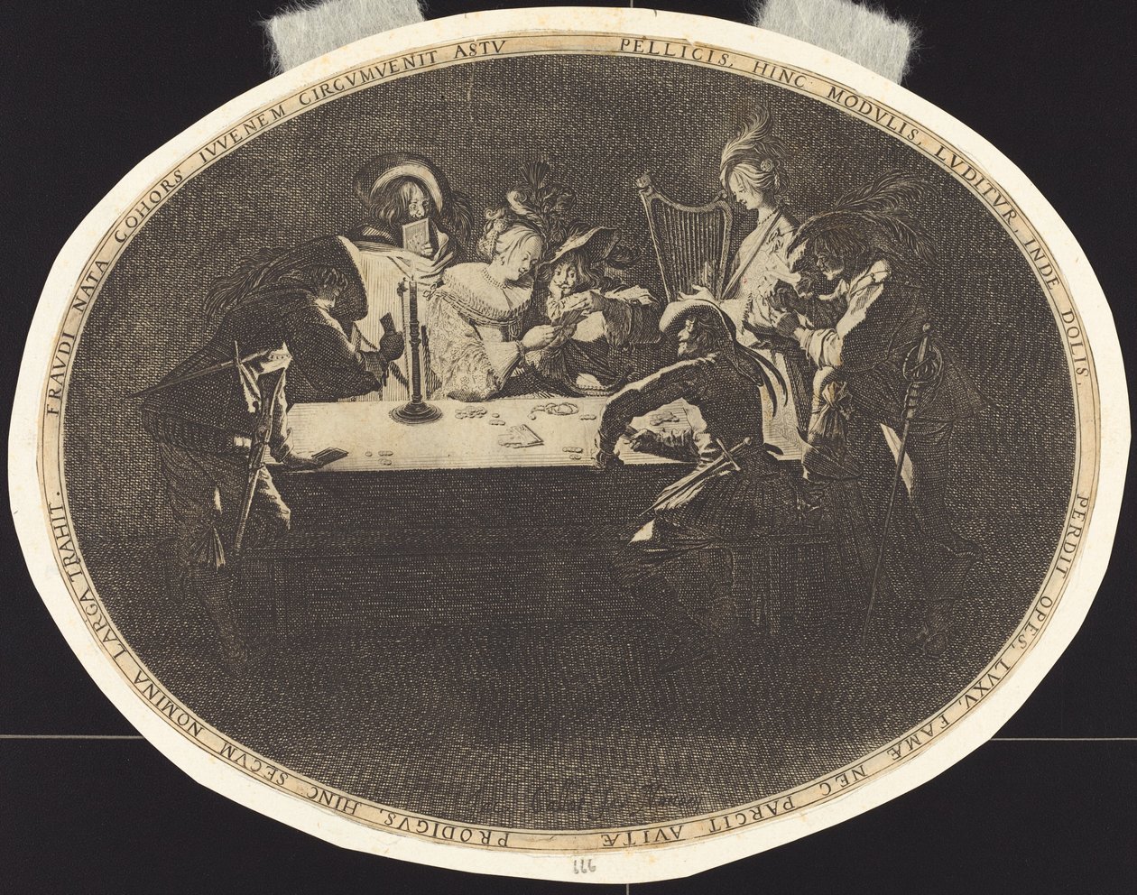 Hráči karet od Jacques Callot