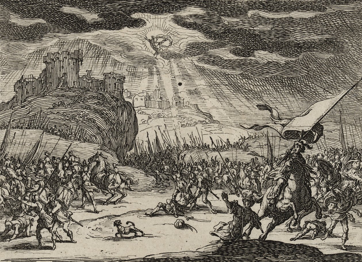 Obrácení svatého Pavla, 1635 od Jacques Callot