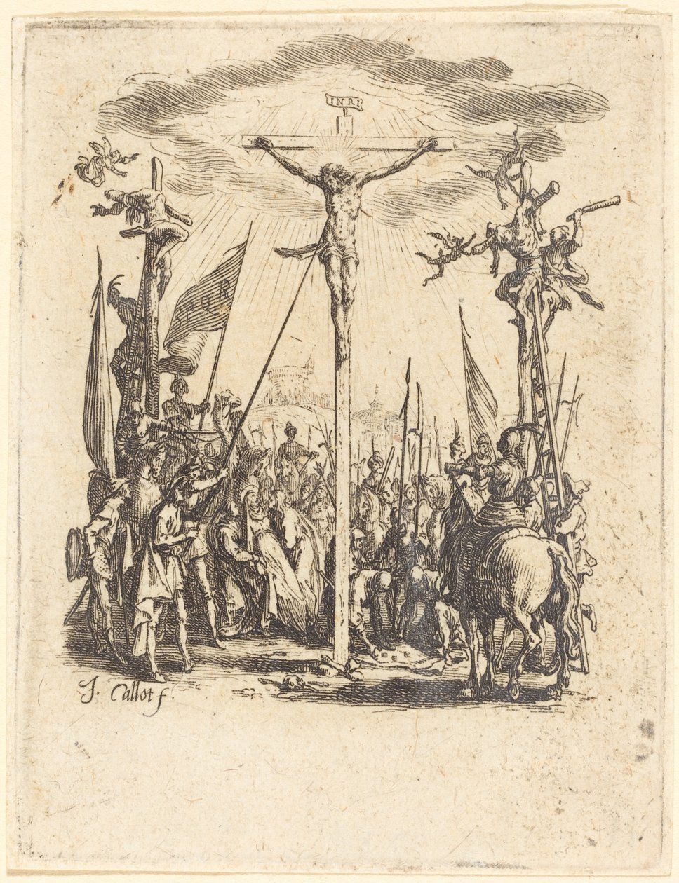 Ukřižování, c. 16241625. od Jacques Callot