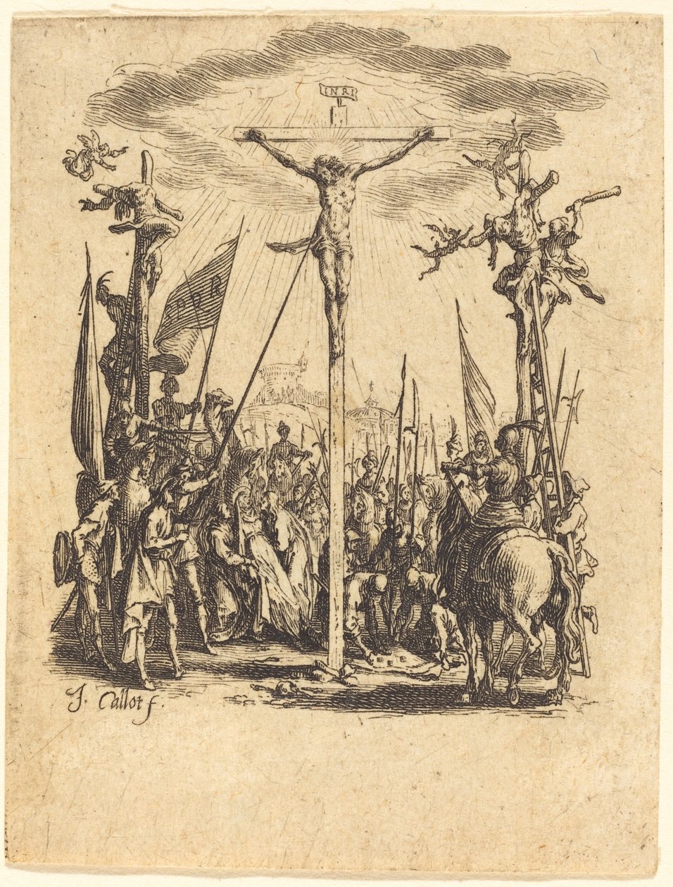 Ukřižování, c. 16241625. od Jacques Callot