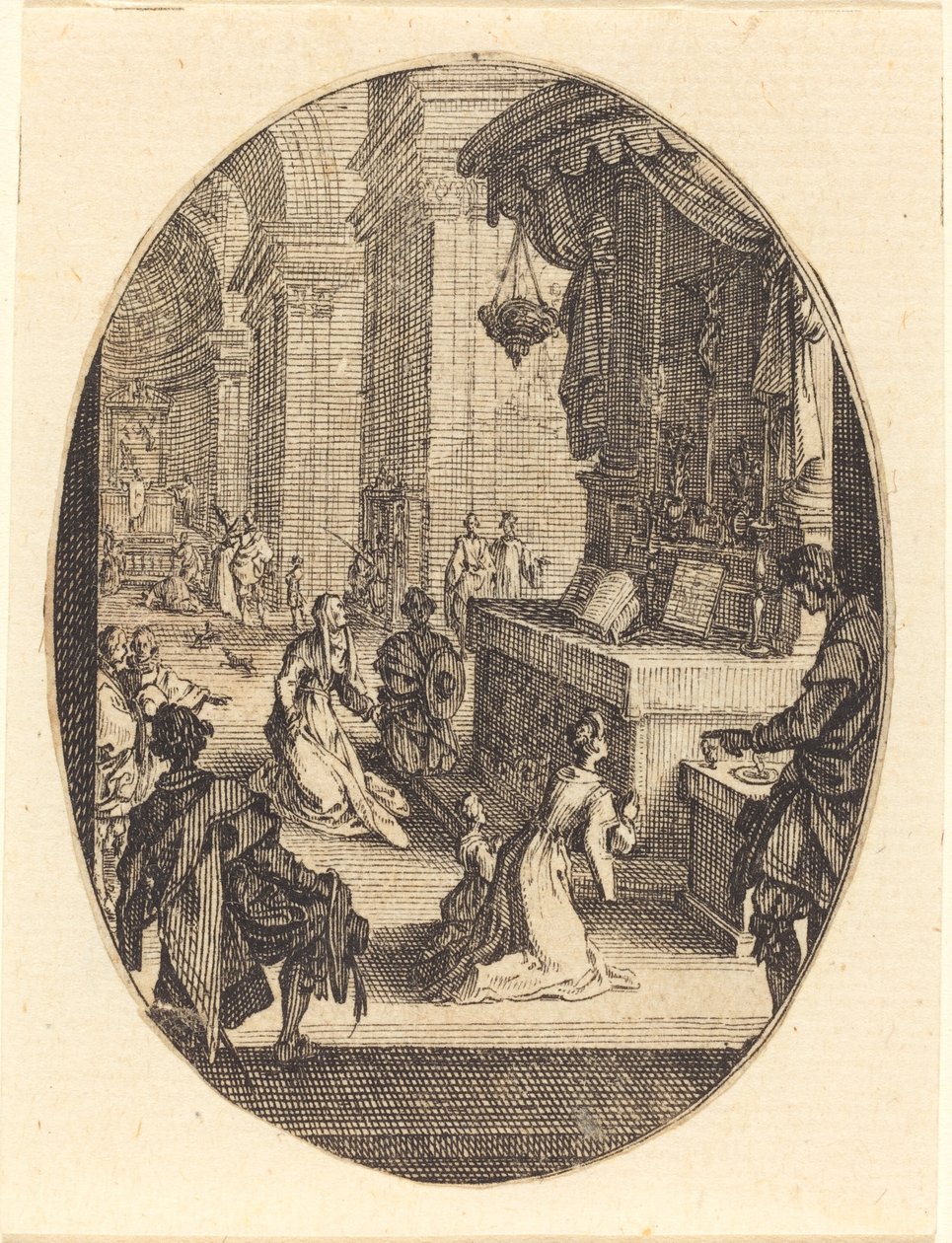 The Cult of God, pravděpodobně 1627. od Jacques Callot