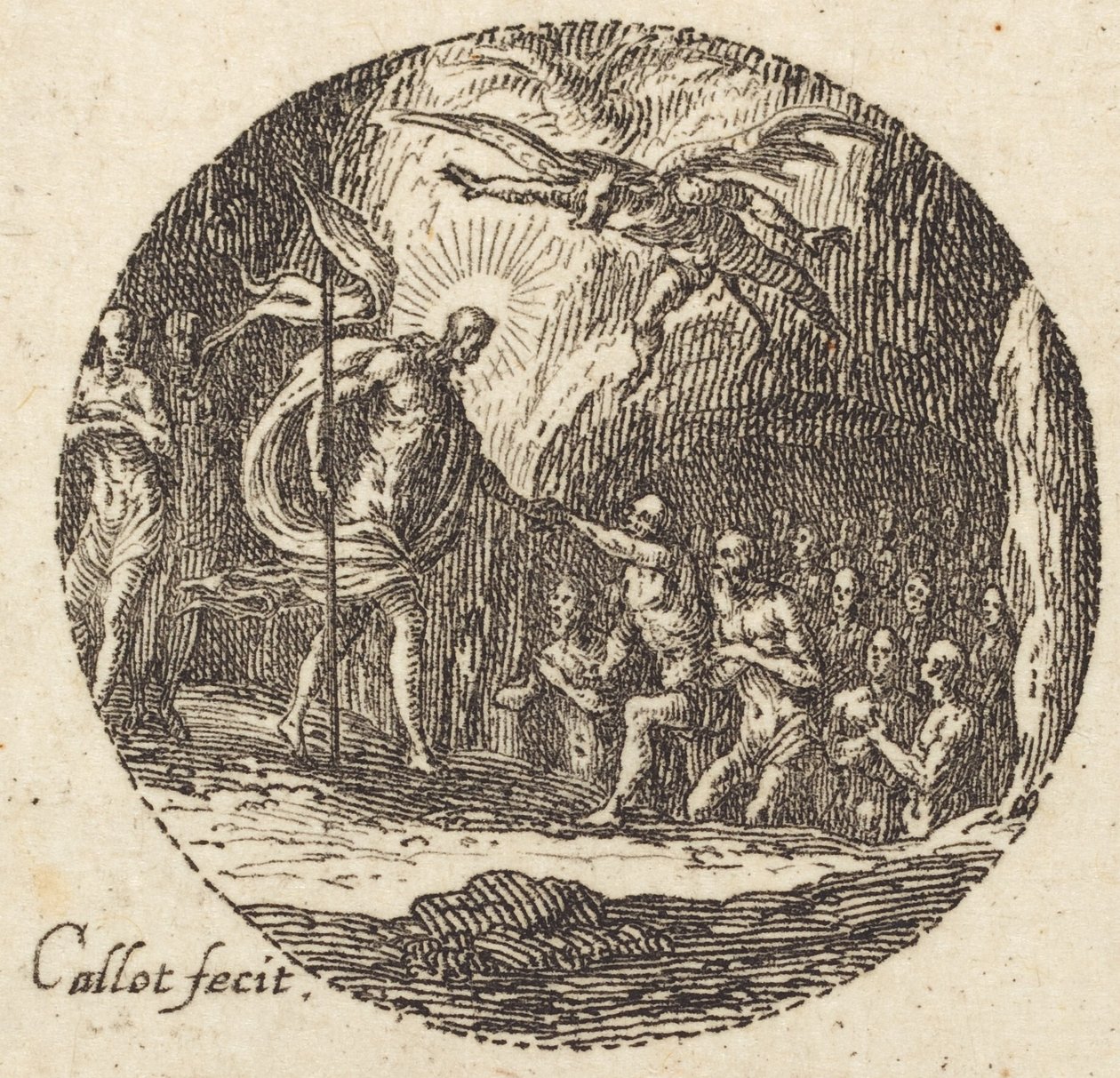 The Entombment, c. 1631. od Jacques Callot