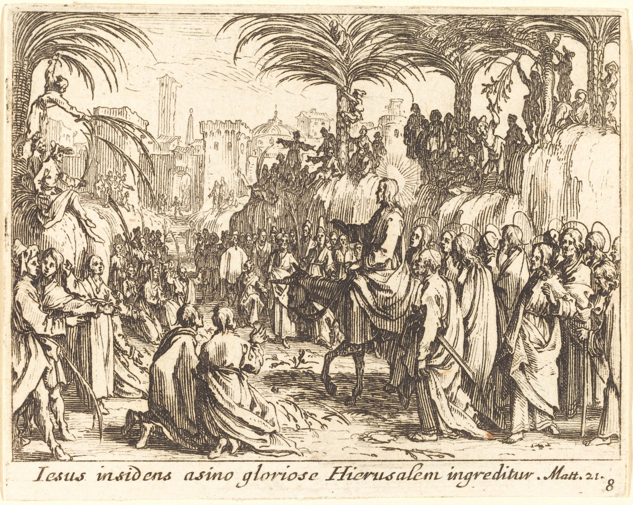 Vjezd do Jeruzaléma od Jacques Callot