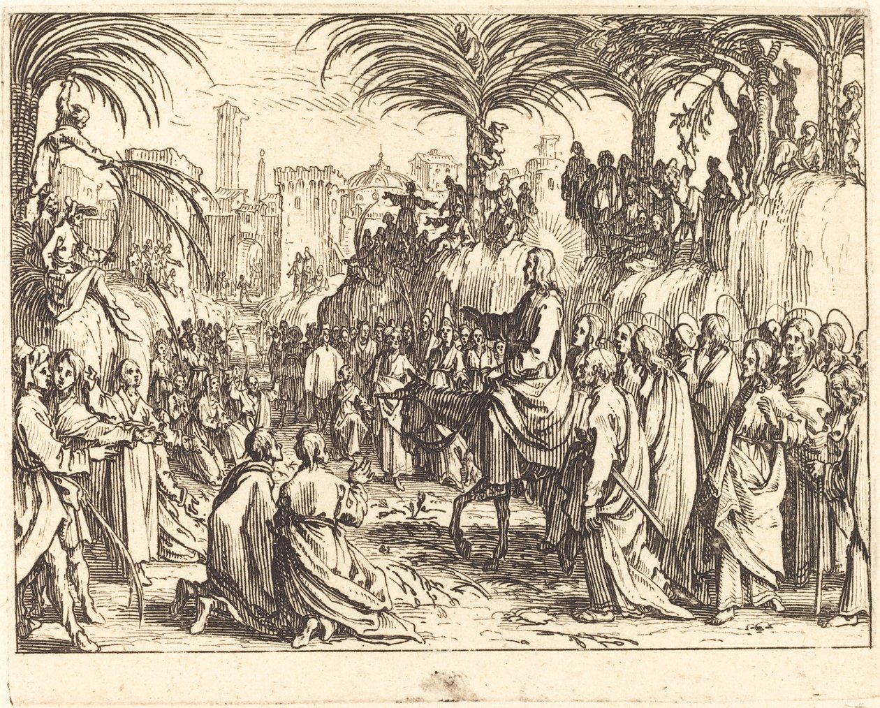 Vjezd do Jeruzaléma od Jacques Callot