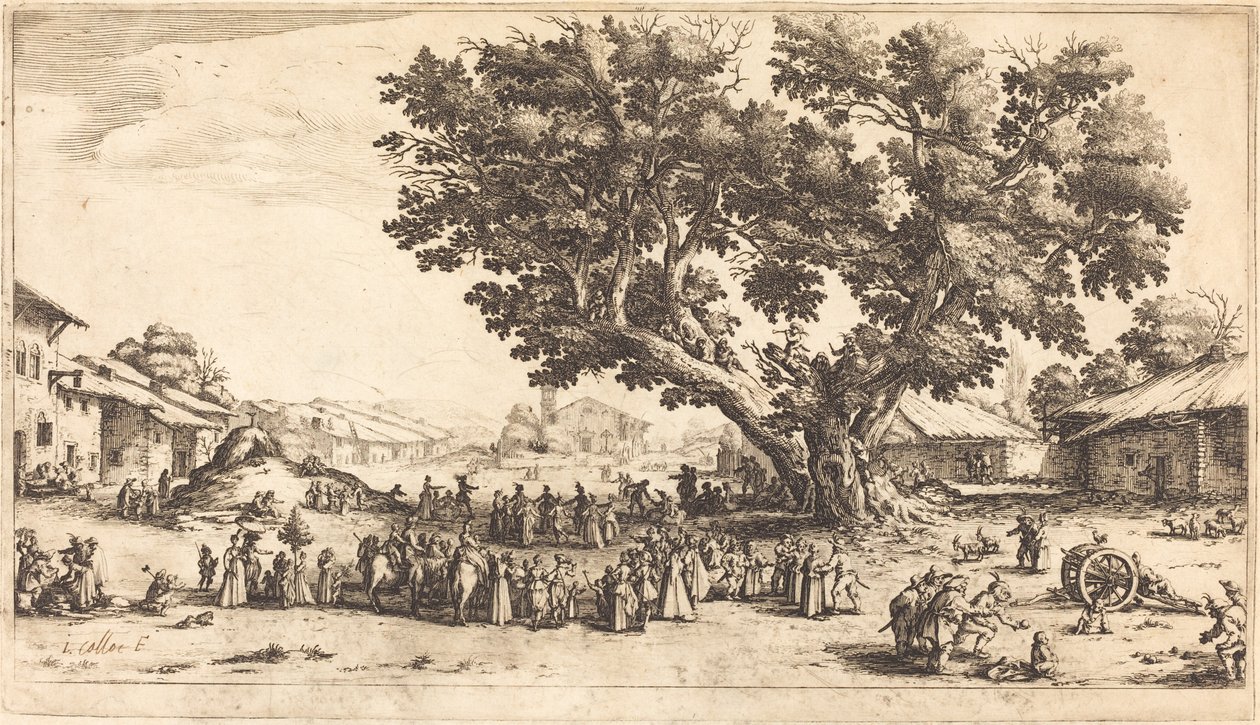 Veletrh v Xeuilley od Jacques Callot
