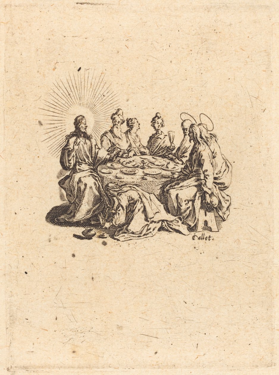 Svátek farizeů od Jacques Callot