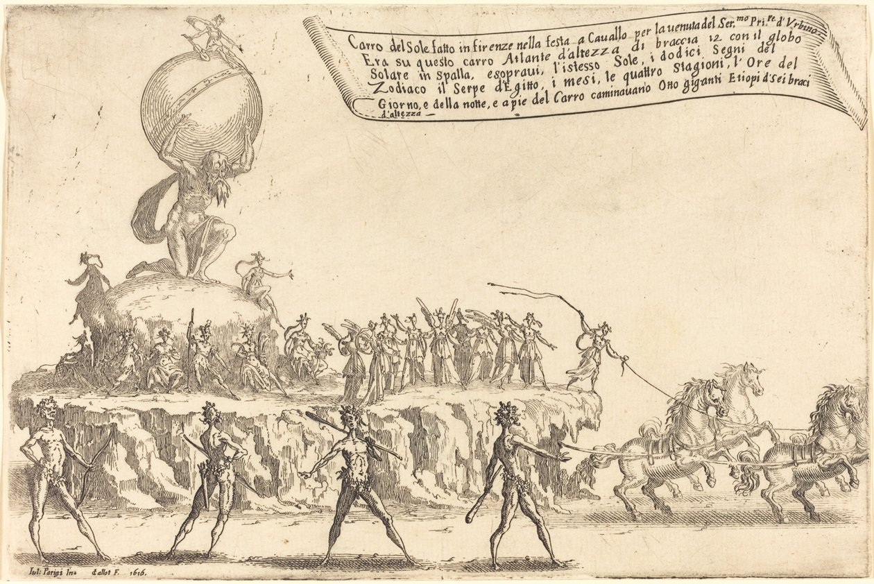 Plovák Slunce od Jacques Callot