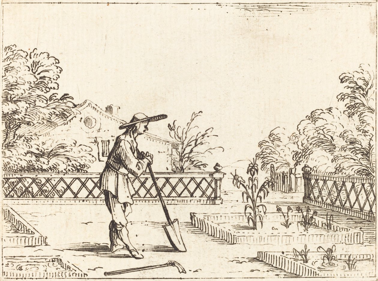 Zahradník od Jacques Callot