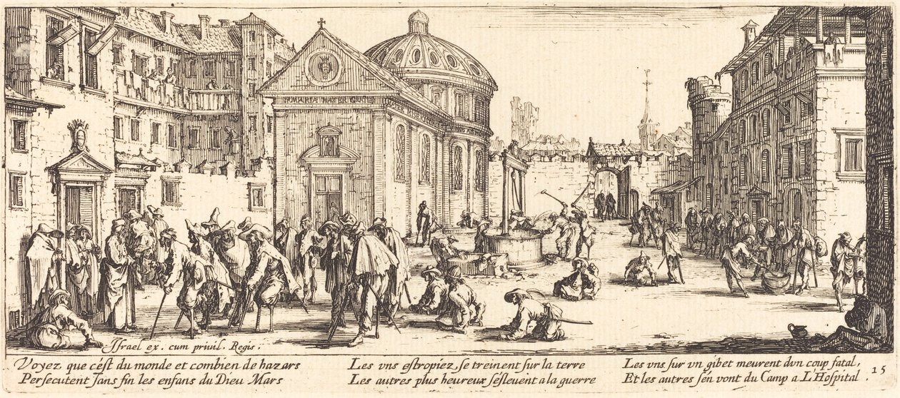 Nemocnice od Jacques Callot