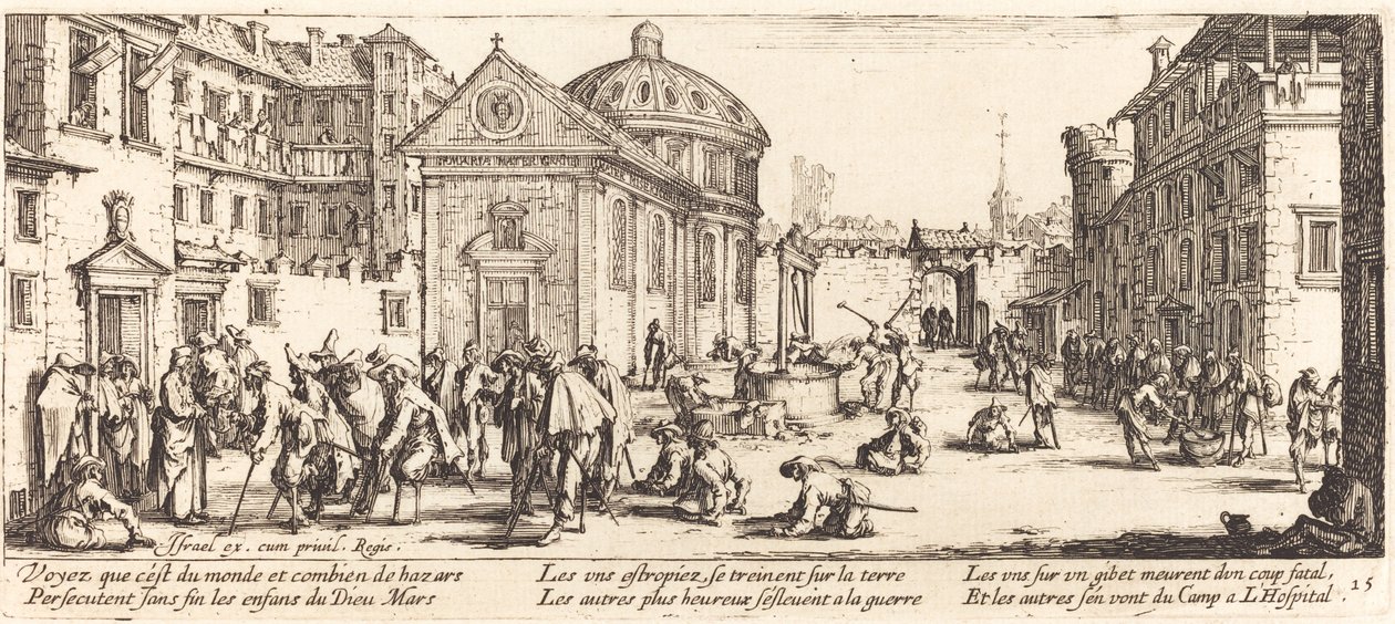 Nemocnice od Jacques Callot