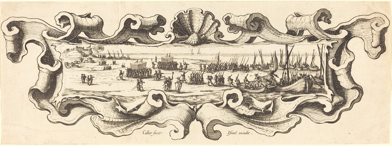 Vylodění vojsk od Jacques Callot