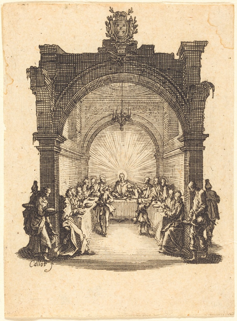 Poslední večeře od Jacques Callot