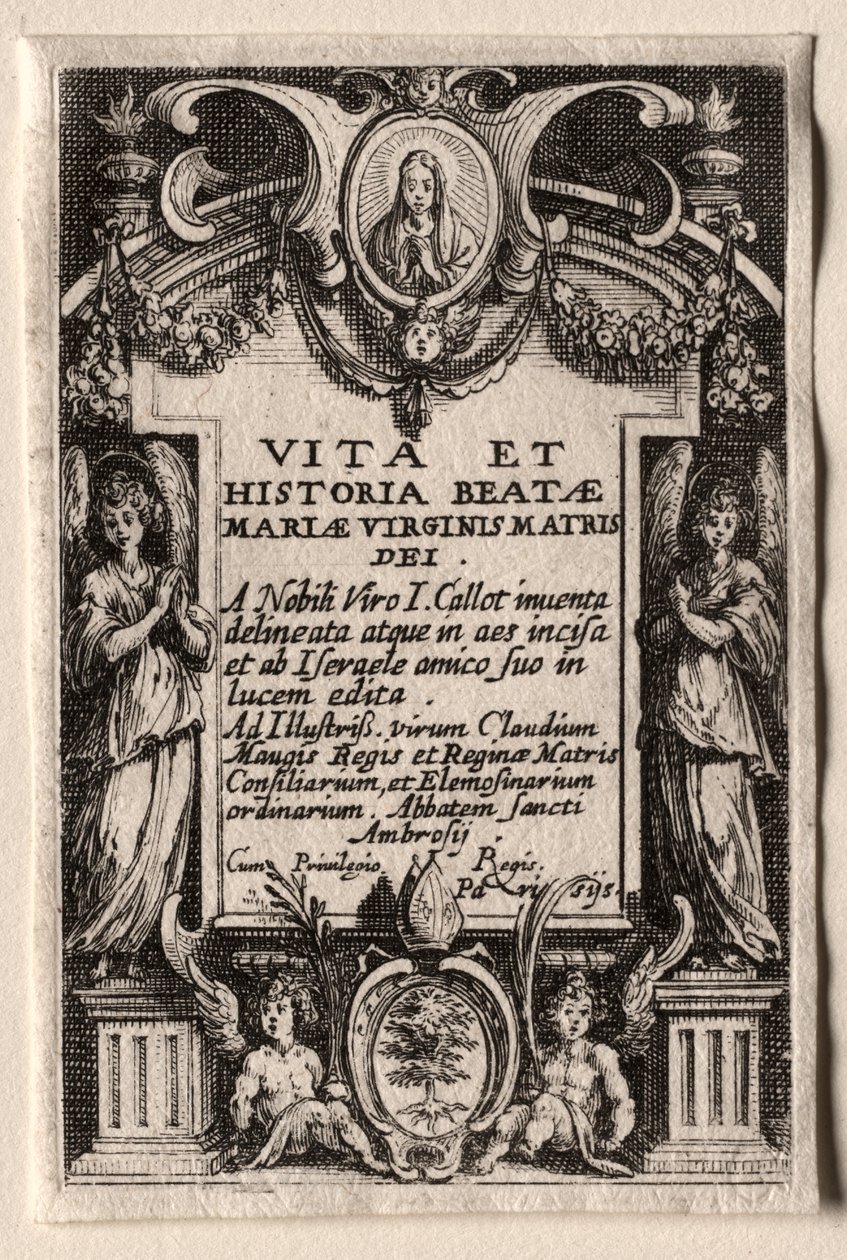 Život Panny od Jacques Callot