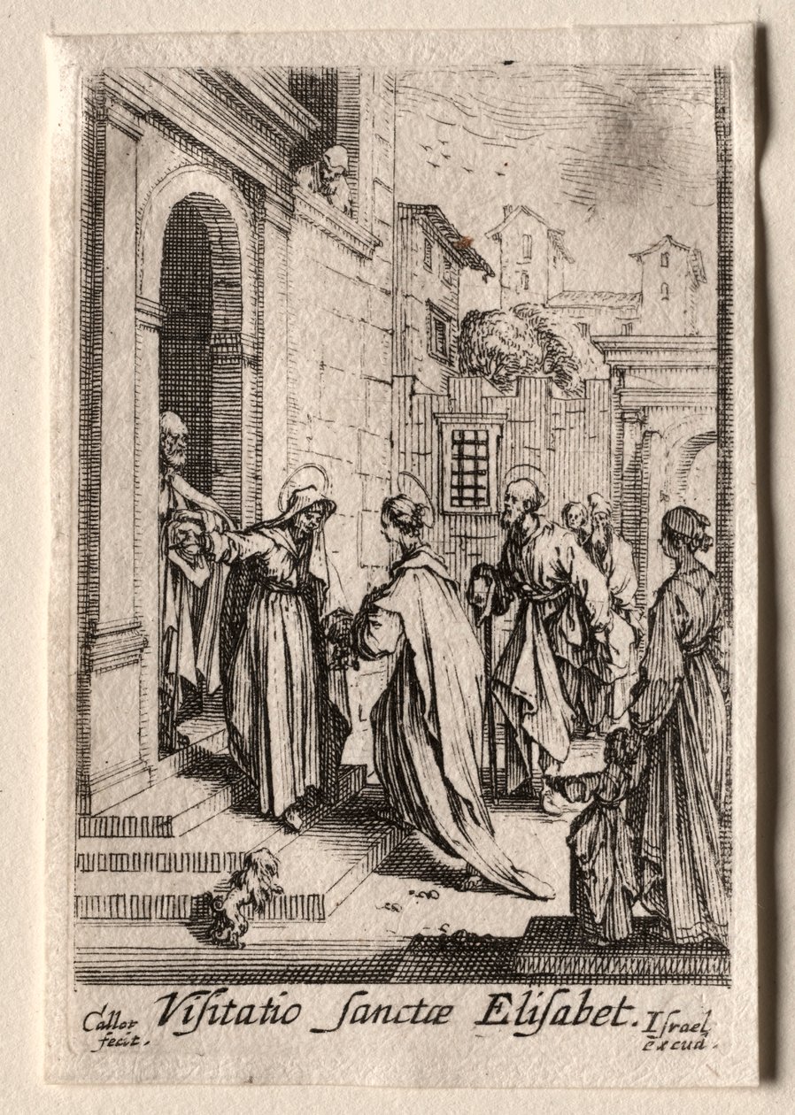 Život Panny Marie: Navštívení. od Jacques Callot