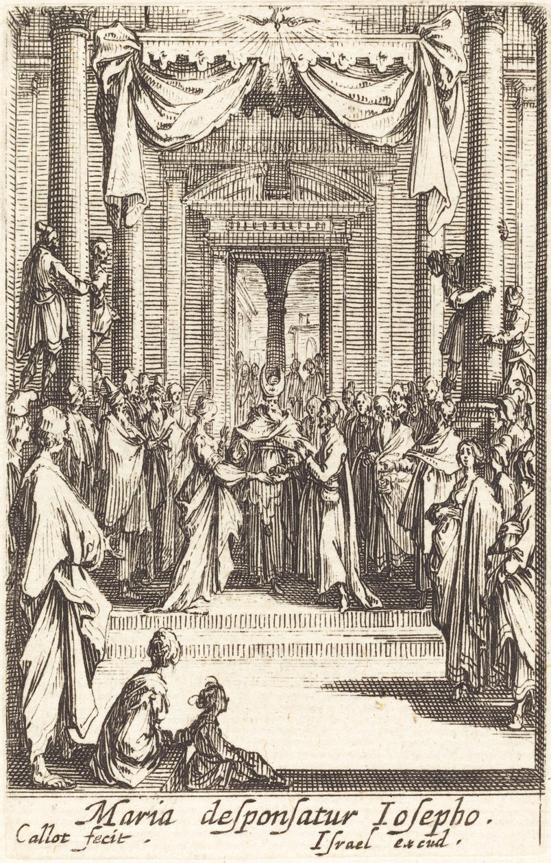 Svatba Panny od Jacques Callot