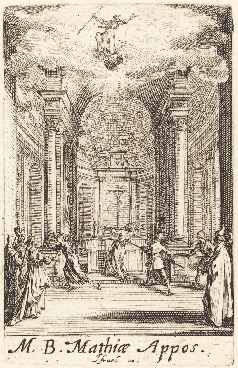 Umučení svatého Matyáše, c. 16341635. od Jacques Callot