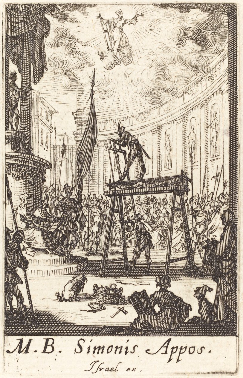 Umučení svatého Šimona od Jacques Callot