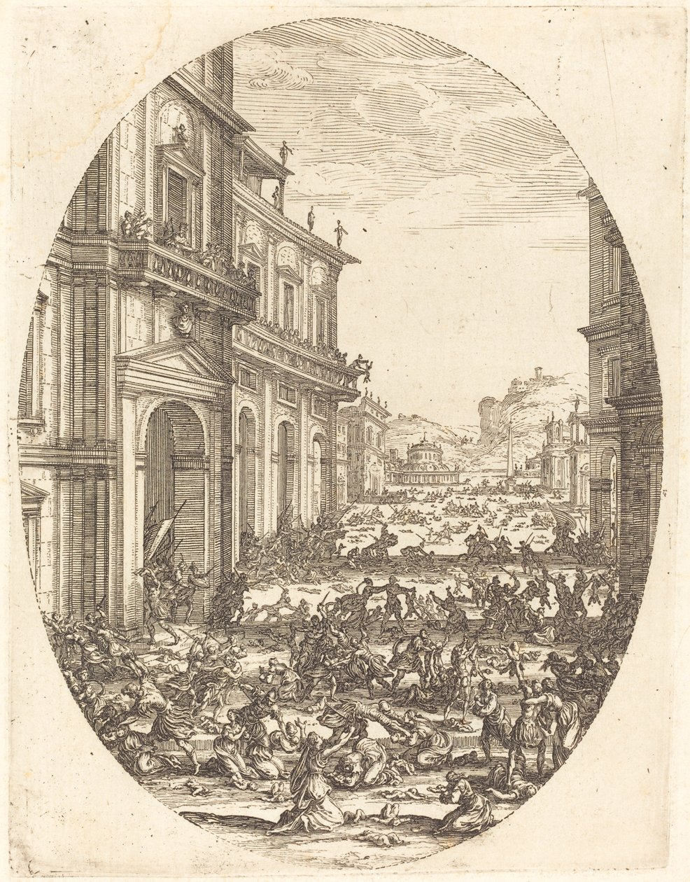 Masakr neviňátek od Jacques Callot