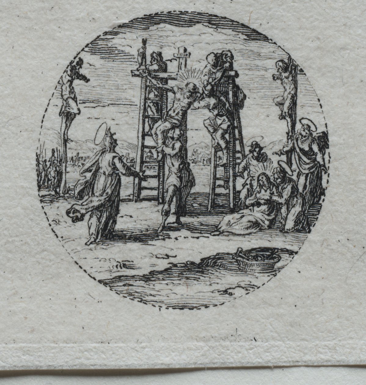 Záhady umučení: Ukřižování od Jacques Callot