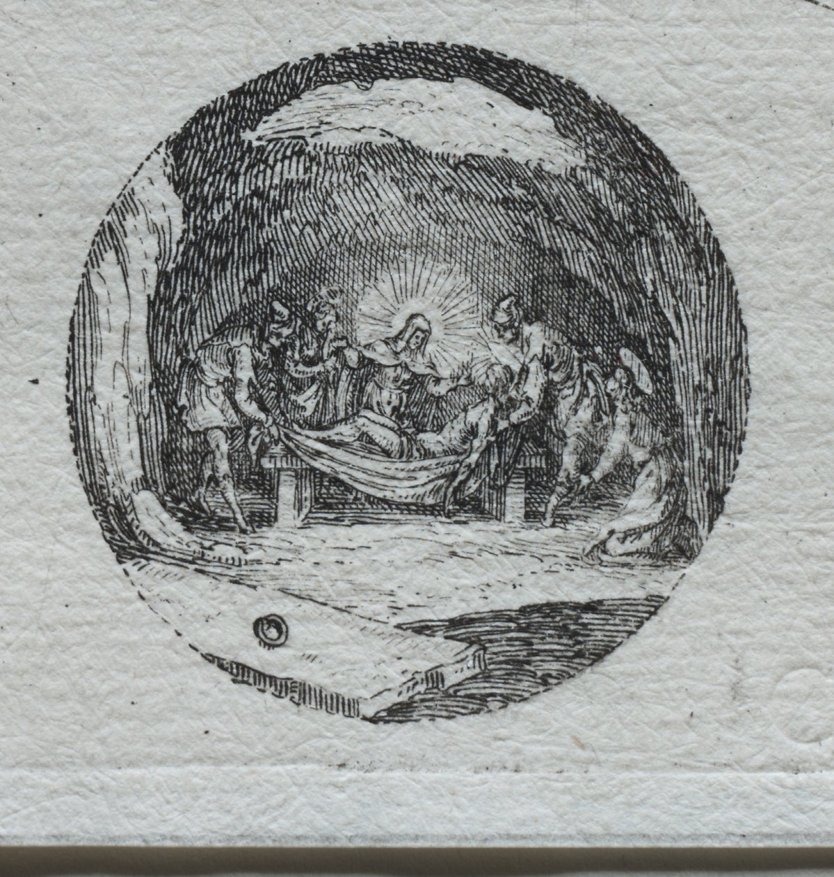 The Mysteries of the Passion: The Entombment. od Jacques Callot