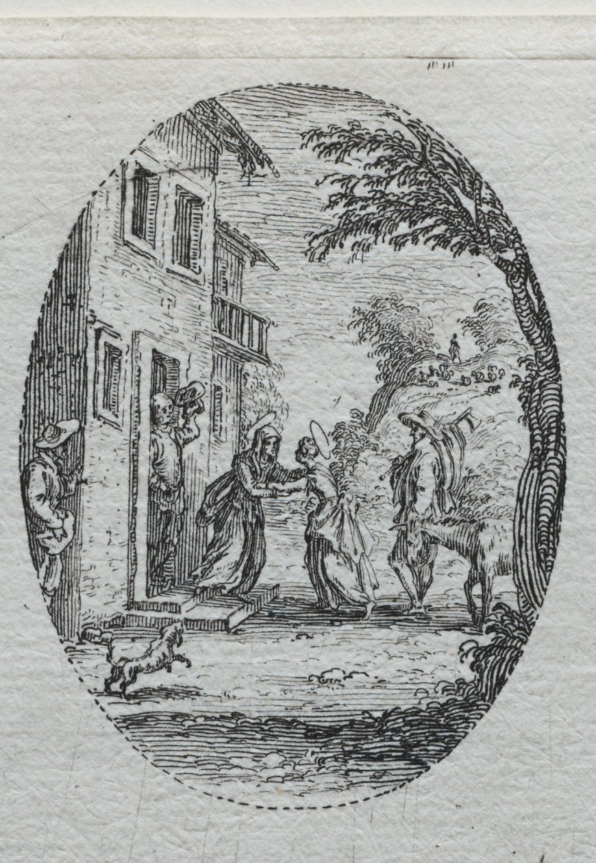 Záhady umučení: Navštívení. od Jacques Callot