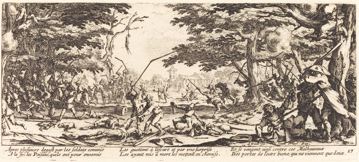 Rolníci se pomstí od Jacques Callot