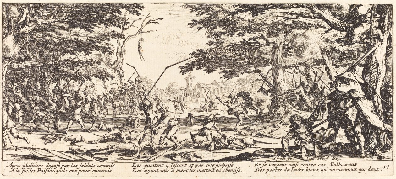 Rolníci se pomstí, c. 1633. od Jacques Callot