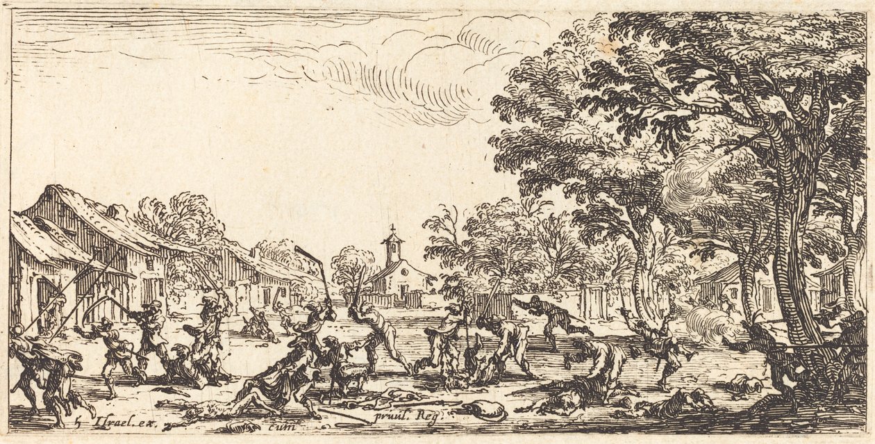 Rolnická pomsta od Jacques Callot