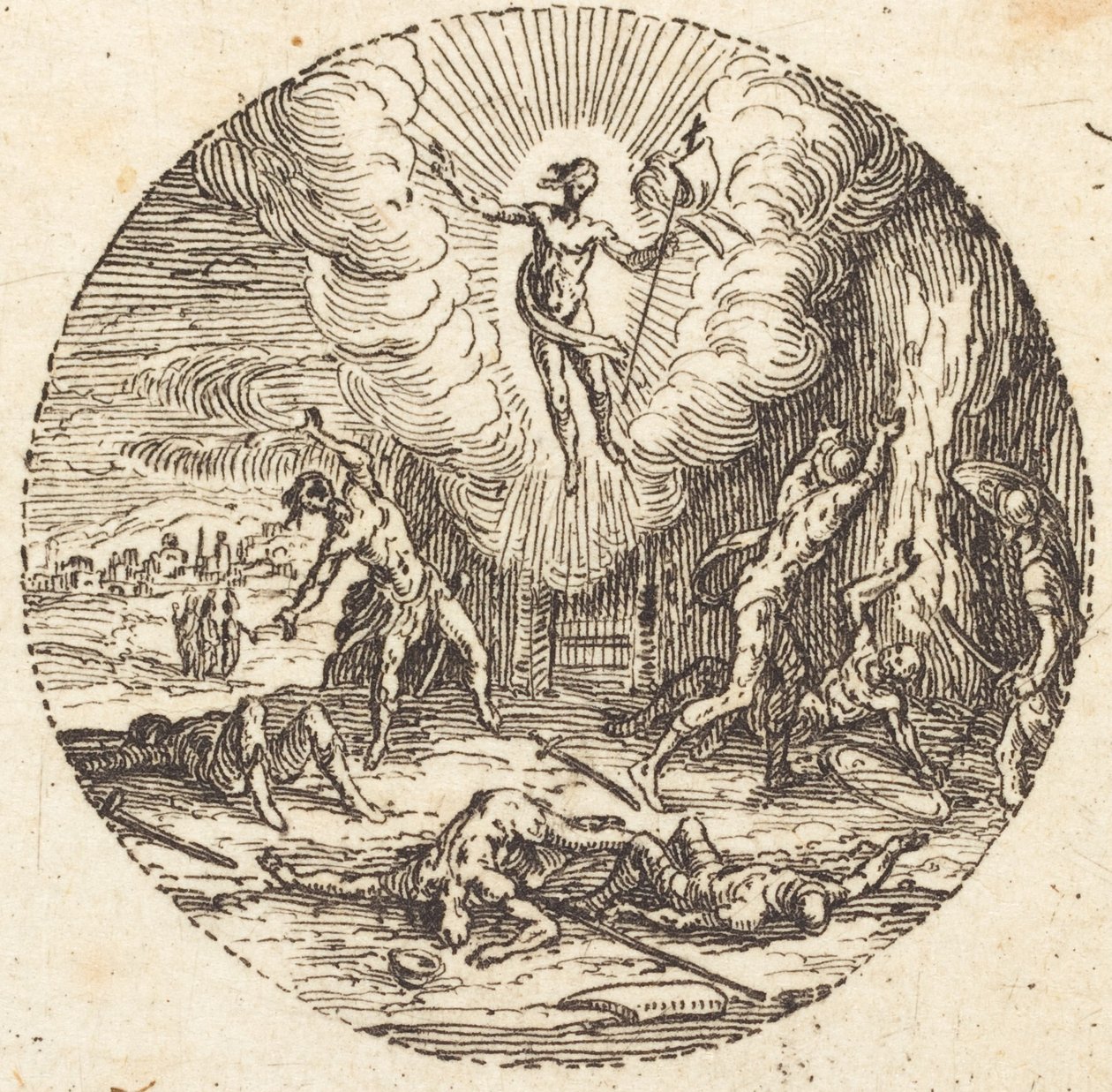 Vzkříšení od Jacques Callot