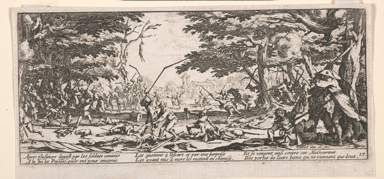 Pomsta rolníků od Jacques Callot