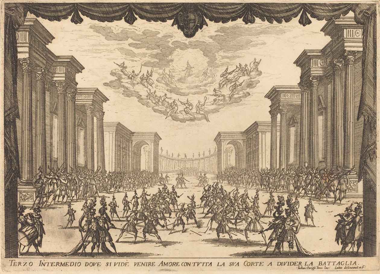 Třetí intermezzo, 1617. od Jacques Callot