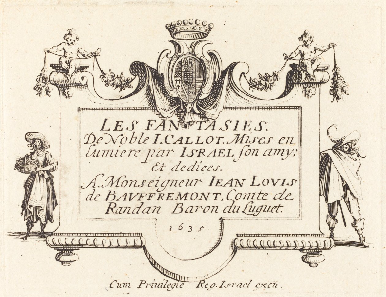 Titulní strana pro "Fantasy" od Jacques Callot
