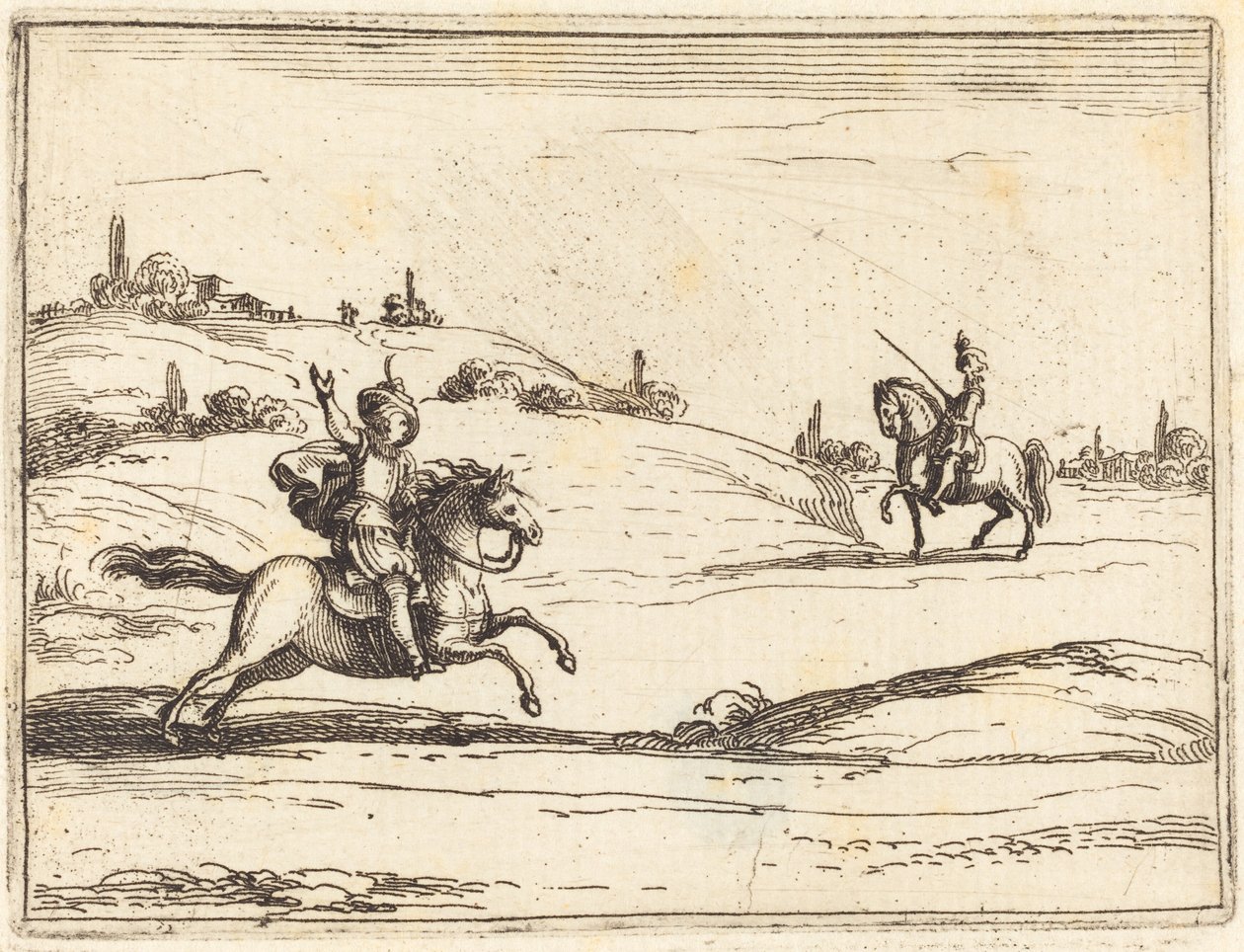 Dva rytíři od Jacques Callot
