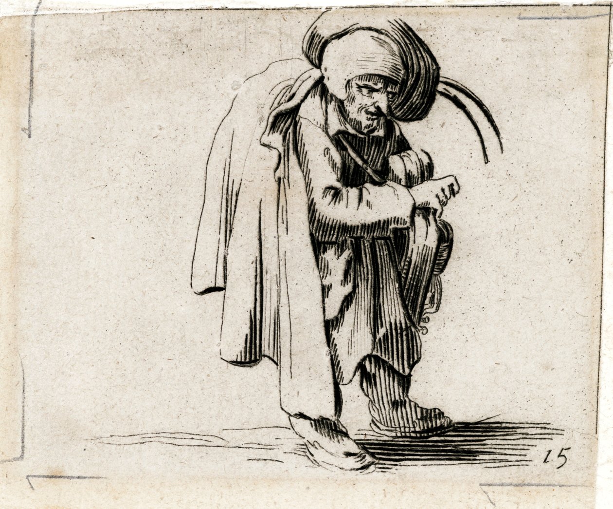 Varie Figure Gobbi ... (rytina) od Jacques Callot