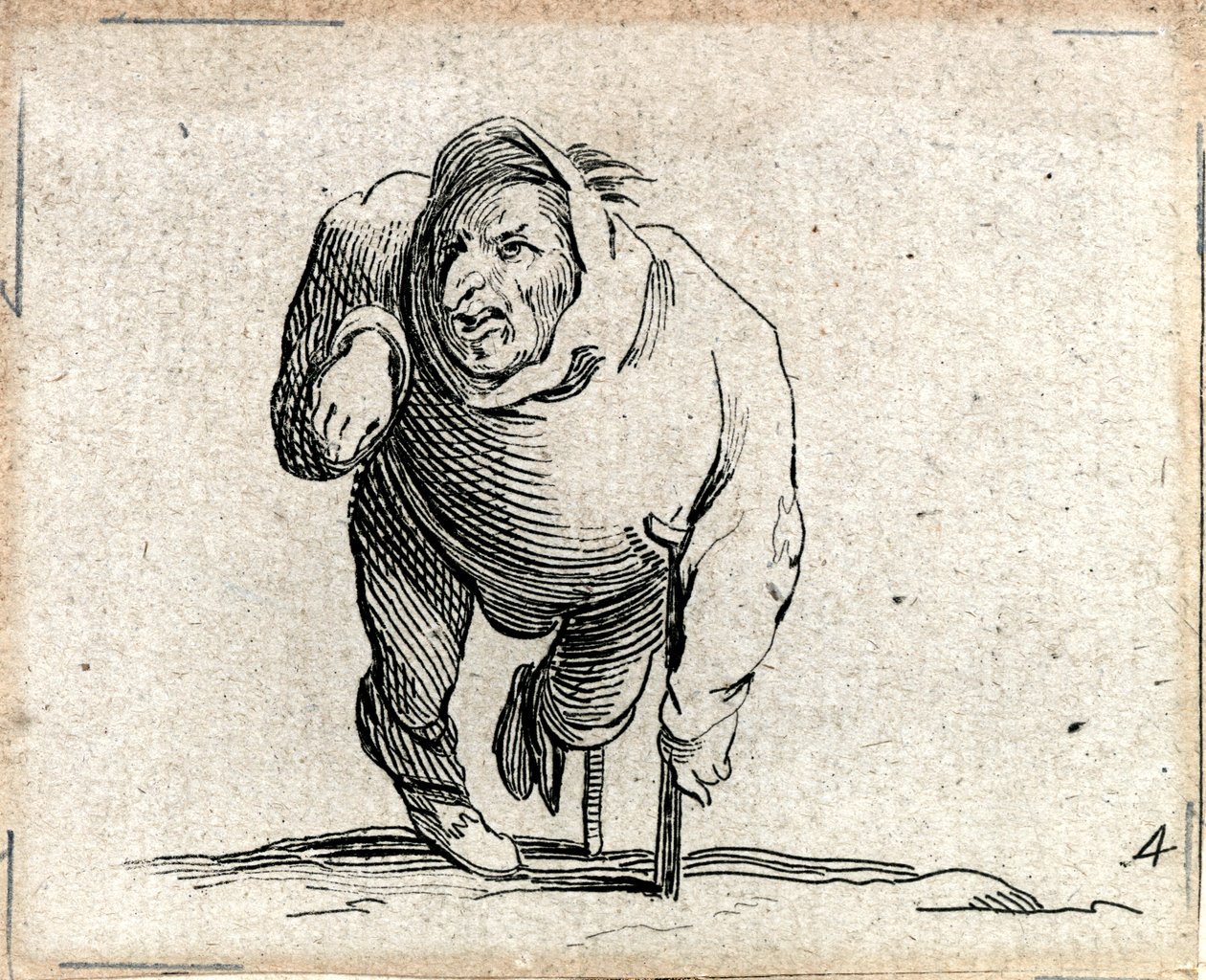 Varie Figure Gobbi ... (rytina) od Jacques Callot