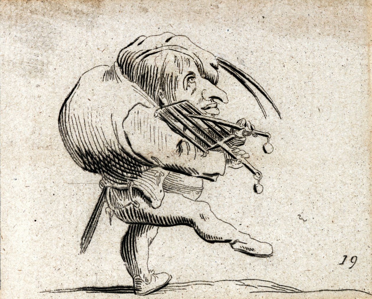 Varie Figure Gobbi ... (rytina) od Jacques Callot