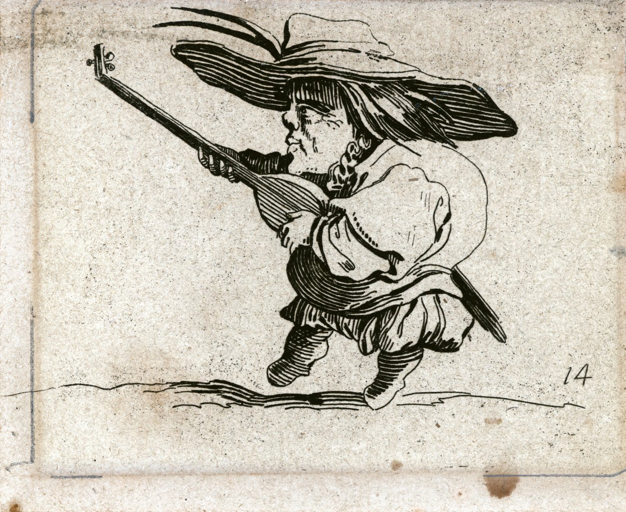 Varie Figure Gobbi ... (rytina) od Jacques Callot
