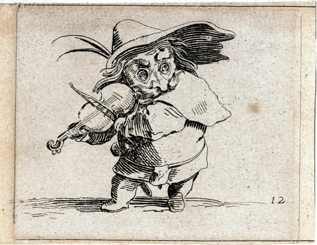 Varie Figure Gobbi ... (rytina) od Jacques Callot