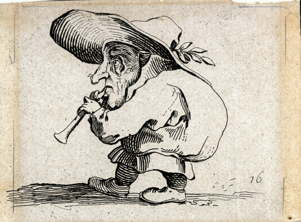 Varie Figure Gobbi ... (rytina) od Jacques Callot