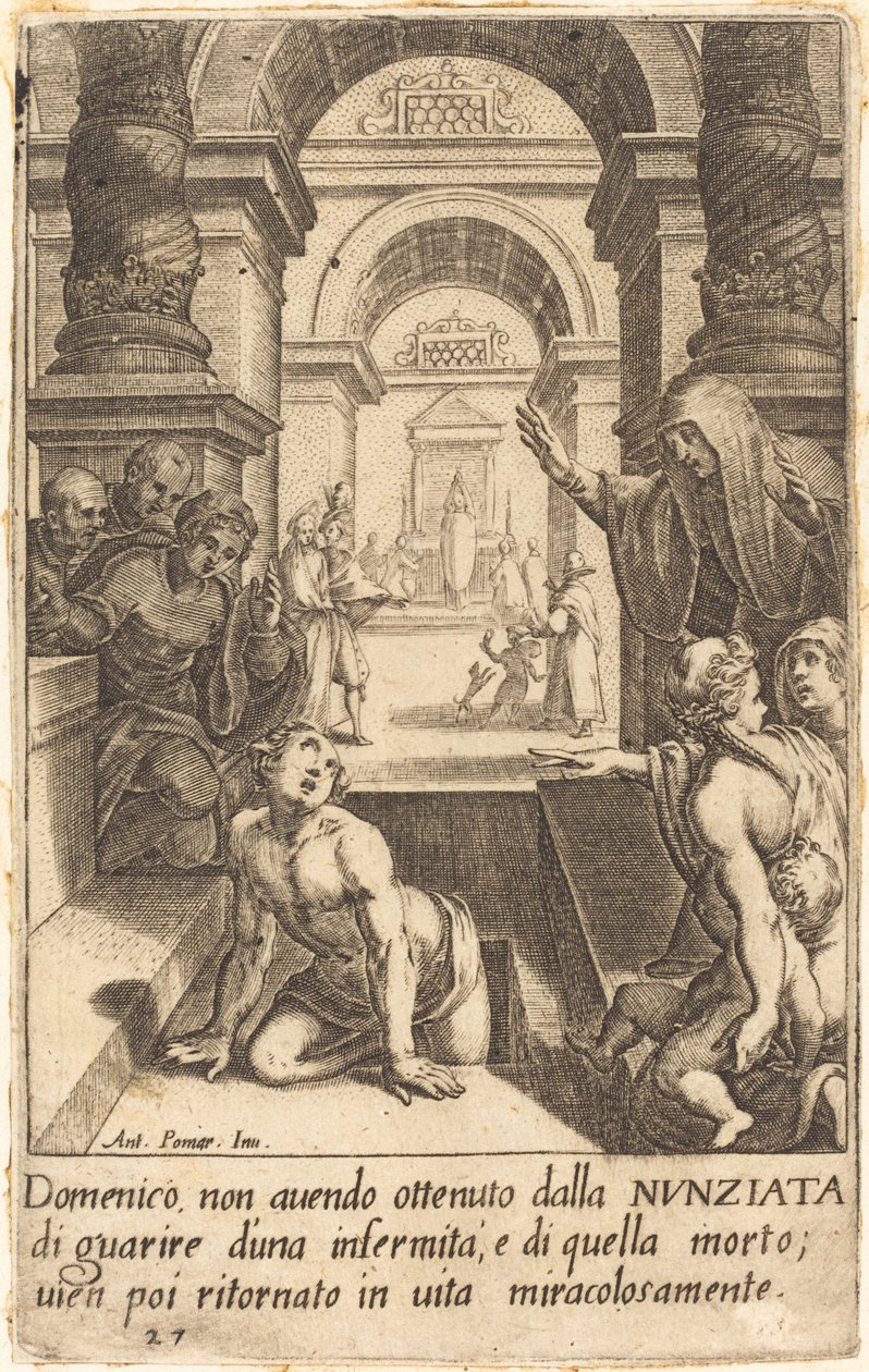 Domenico od Jacques Callot after Antonio Circignani