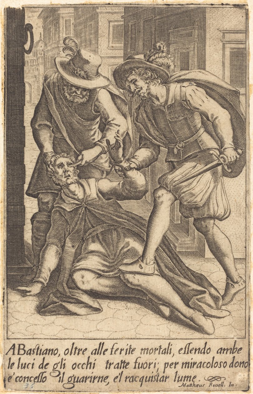 Bastiano od Jacques Callot after Matteo Rosselli