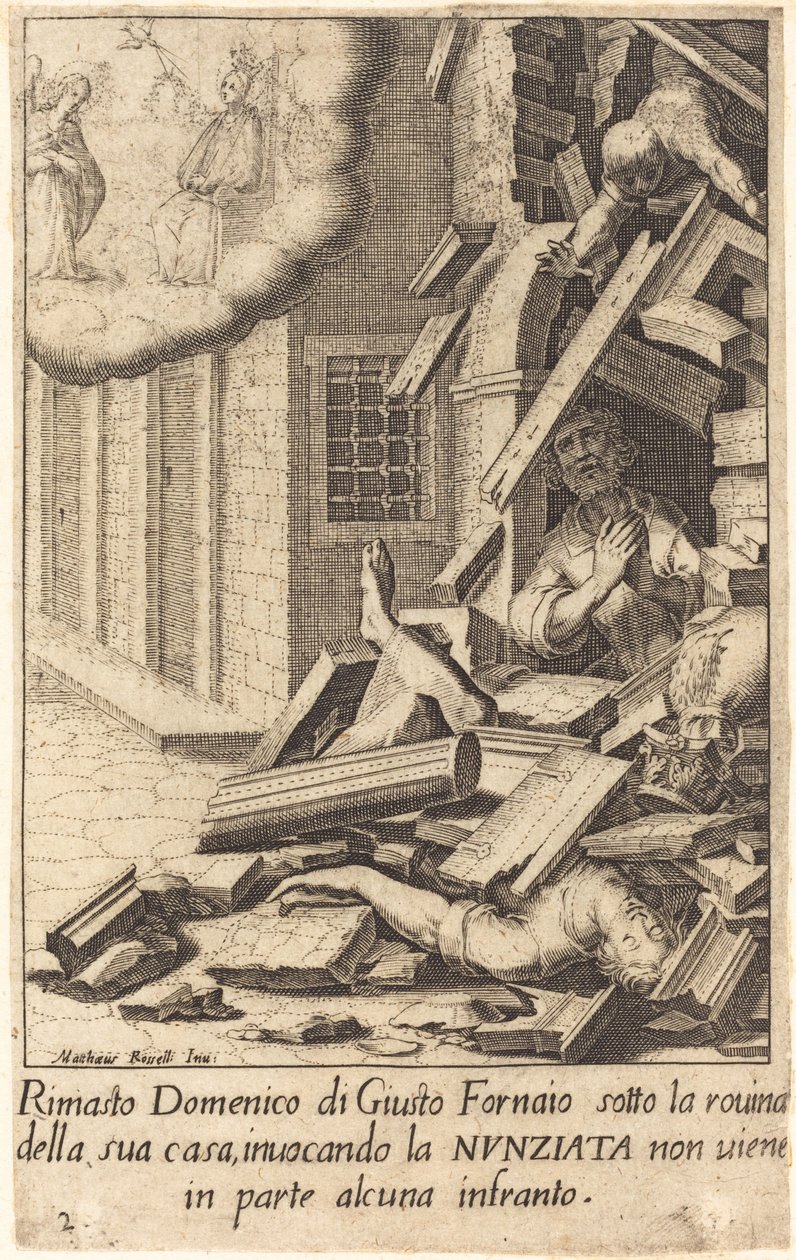 Domenico di Giusto od Jacques Callot after Matteo Rosselli