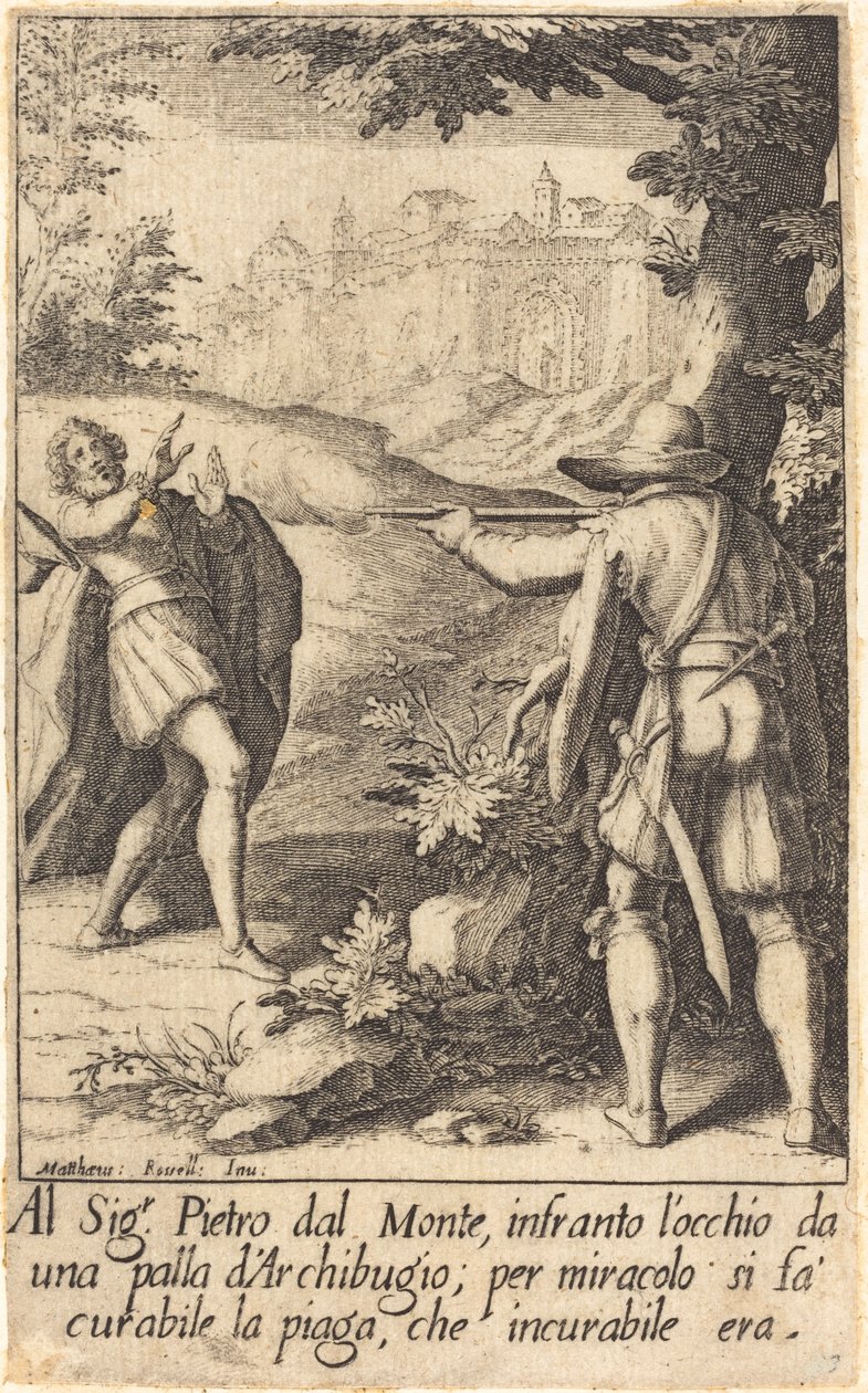Pietro dal Monte od Jacques Callot after Matteo Rosselli