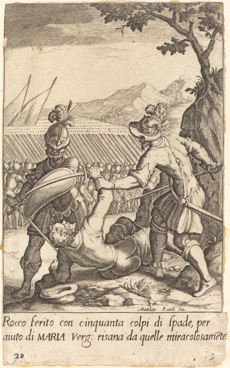 Rocco od Jacques Callot after Matteo Rosselli