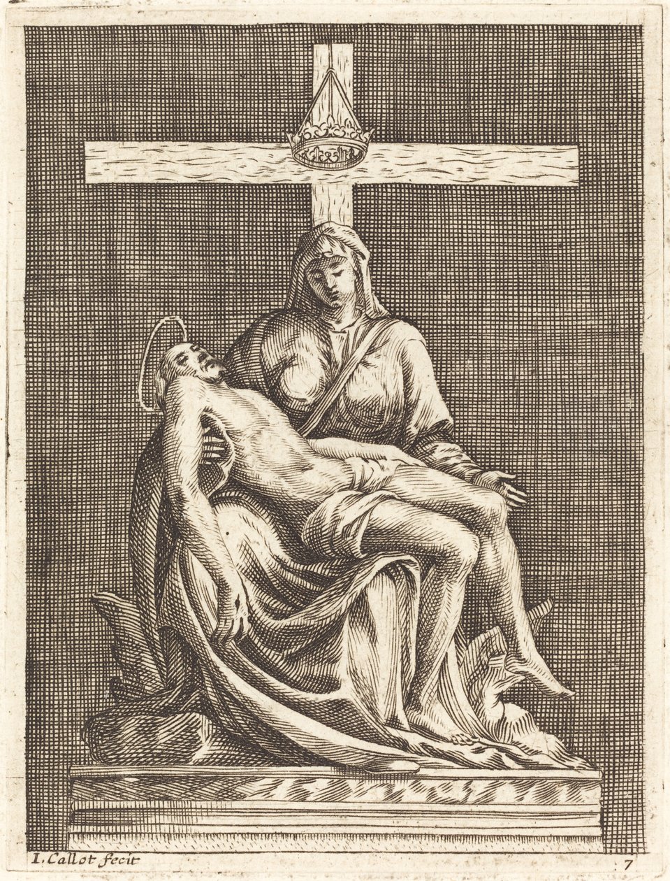 Soucit od Jacques Callot after Michelangelo