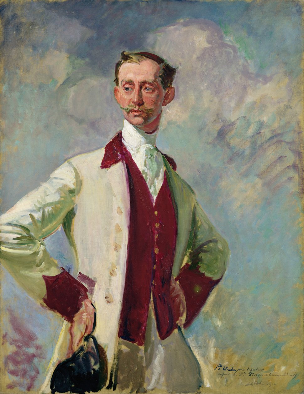 Joseph-Philippe-Francois de Riquet, princ z Caraman-Chimay od Jacques Emile Blanche