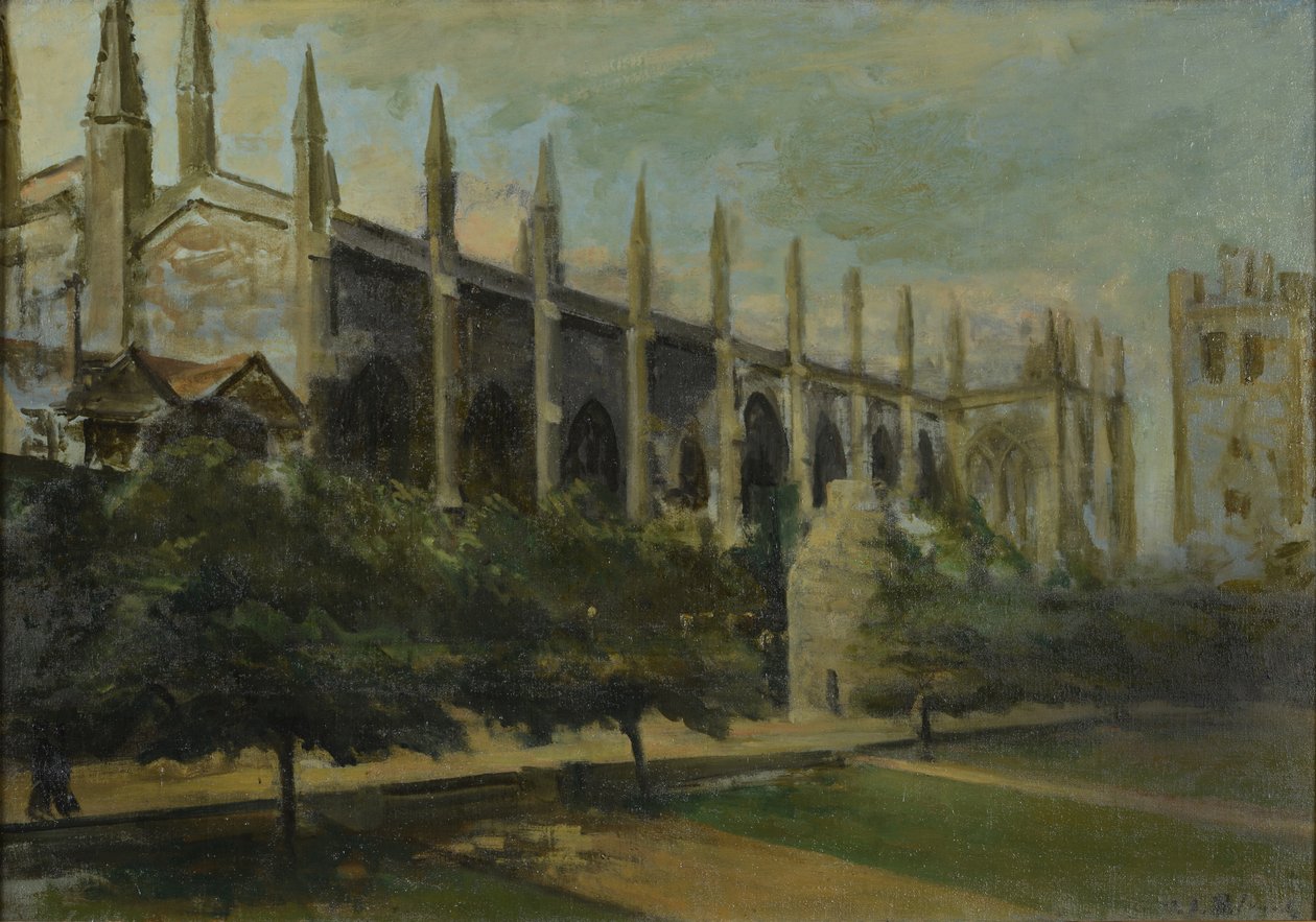 New College, Oxford od Jacques Emile Blanche