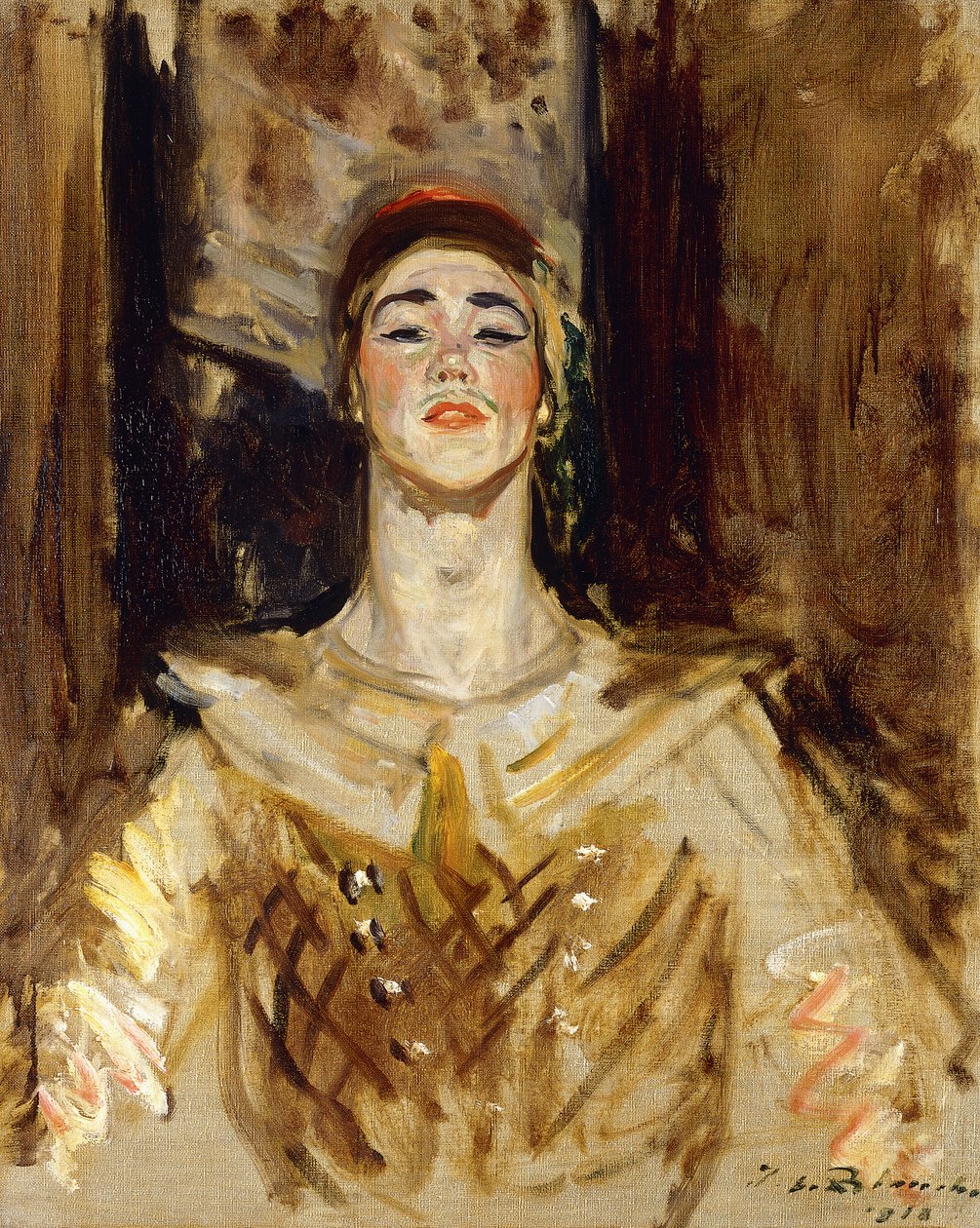 Nižinskij v Les Orientales, 1912 od Jacques Emile Blanche