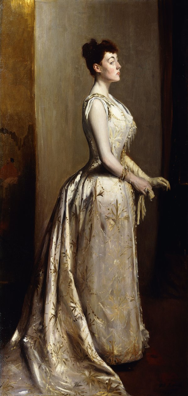 Portrét dámy, 1889 od Jacques Emile Blanche